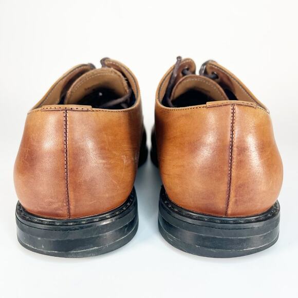 Aston Grey Saumon Leather Oxford Dress Shoes Tan Cognac Brown Men 8 main image 14